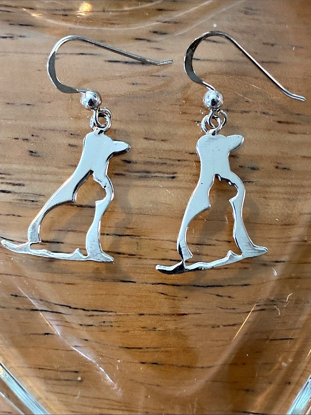 925 Sterling Silver Statement Dog Cat Earrings